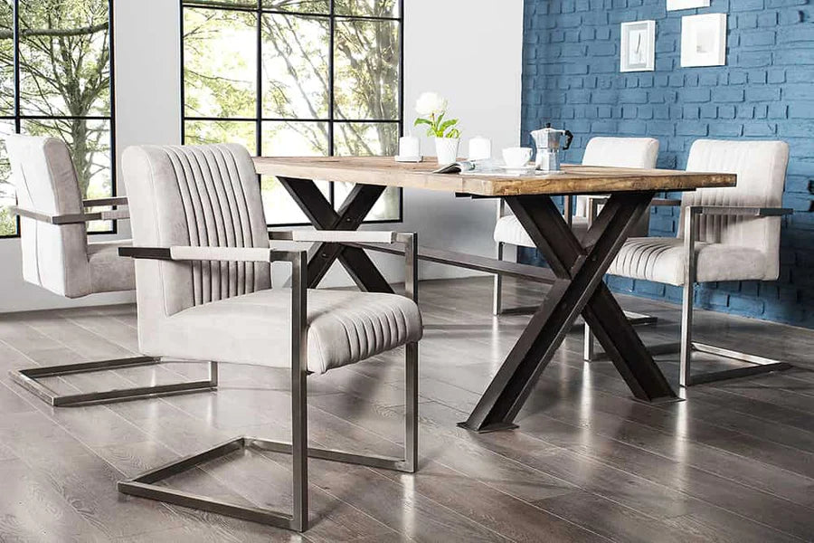 
Fauteuil cantilever « Astone » - Gris clair