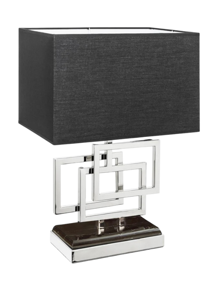 
"Leonor" Designer Table Lamp - Silver