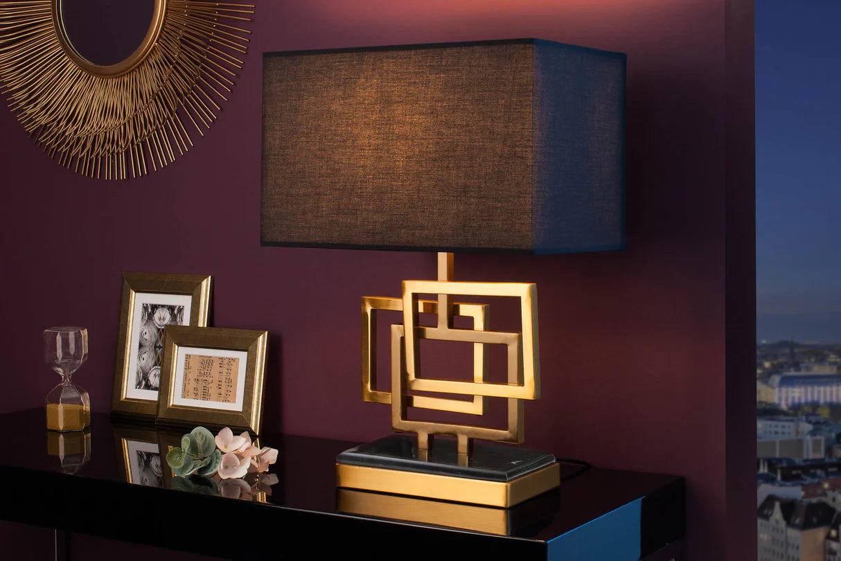 
"Leonor" Designer Table Lamp - Gold