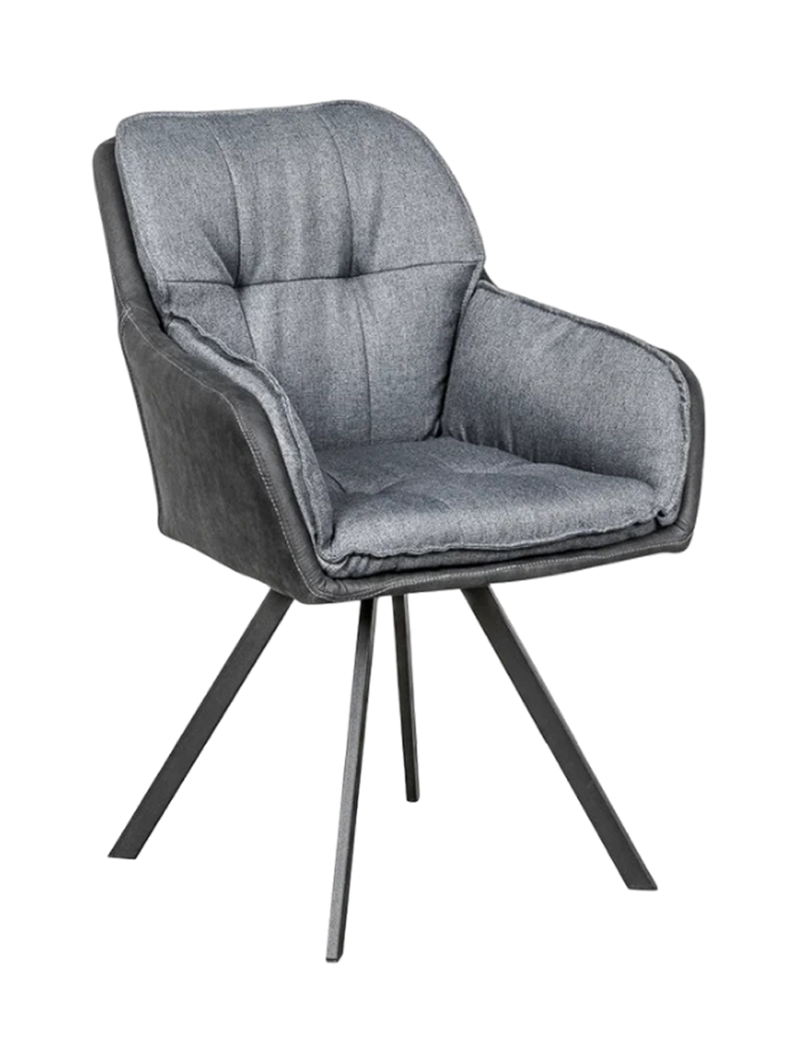 
Poltroncina girevole con braccioli „Lounger“ - Antracite