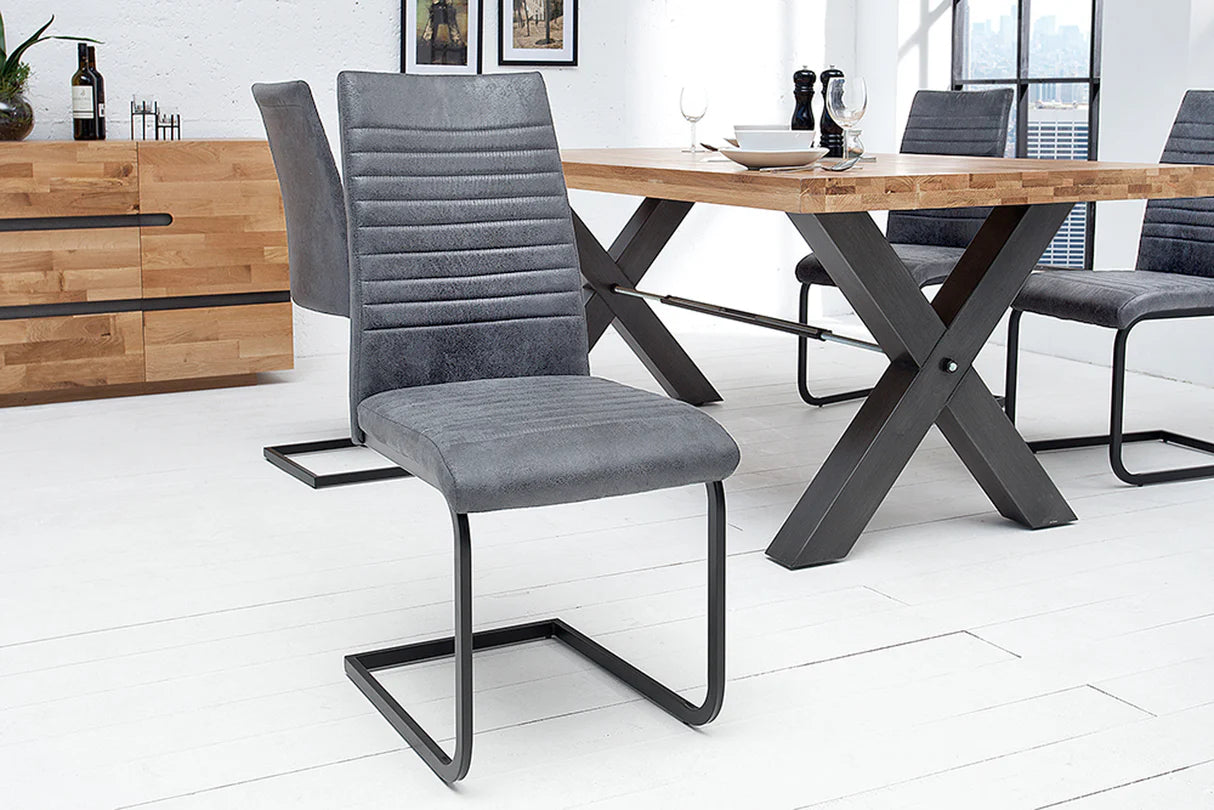 
Chaise cantilever « Aparto » - Gris antique