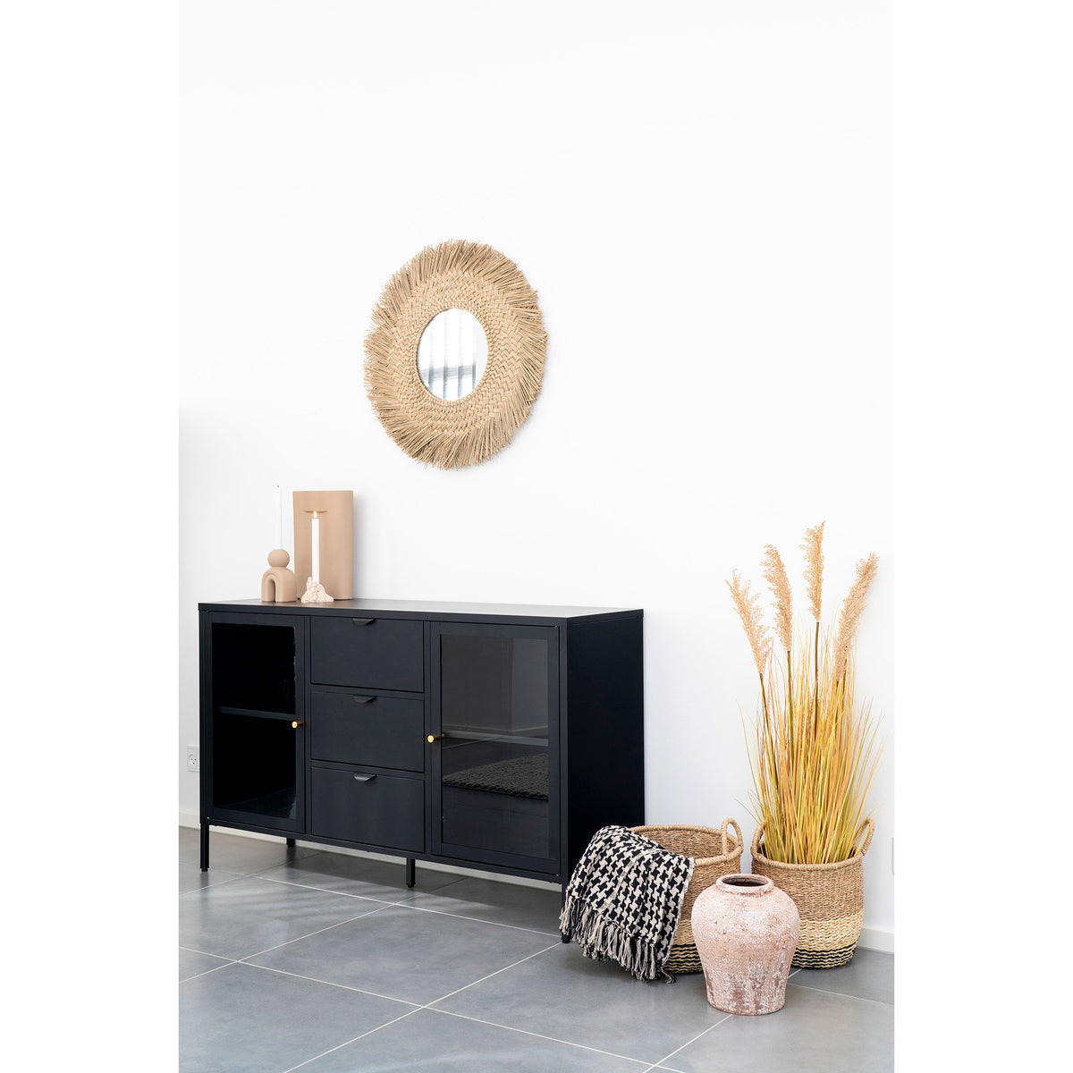 
Design Tagesdecke „Side“ aus recycelter Baumwolle