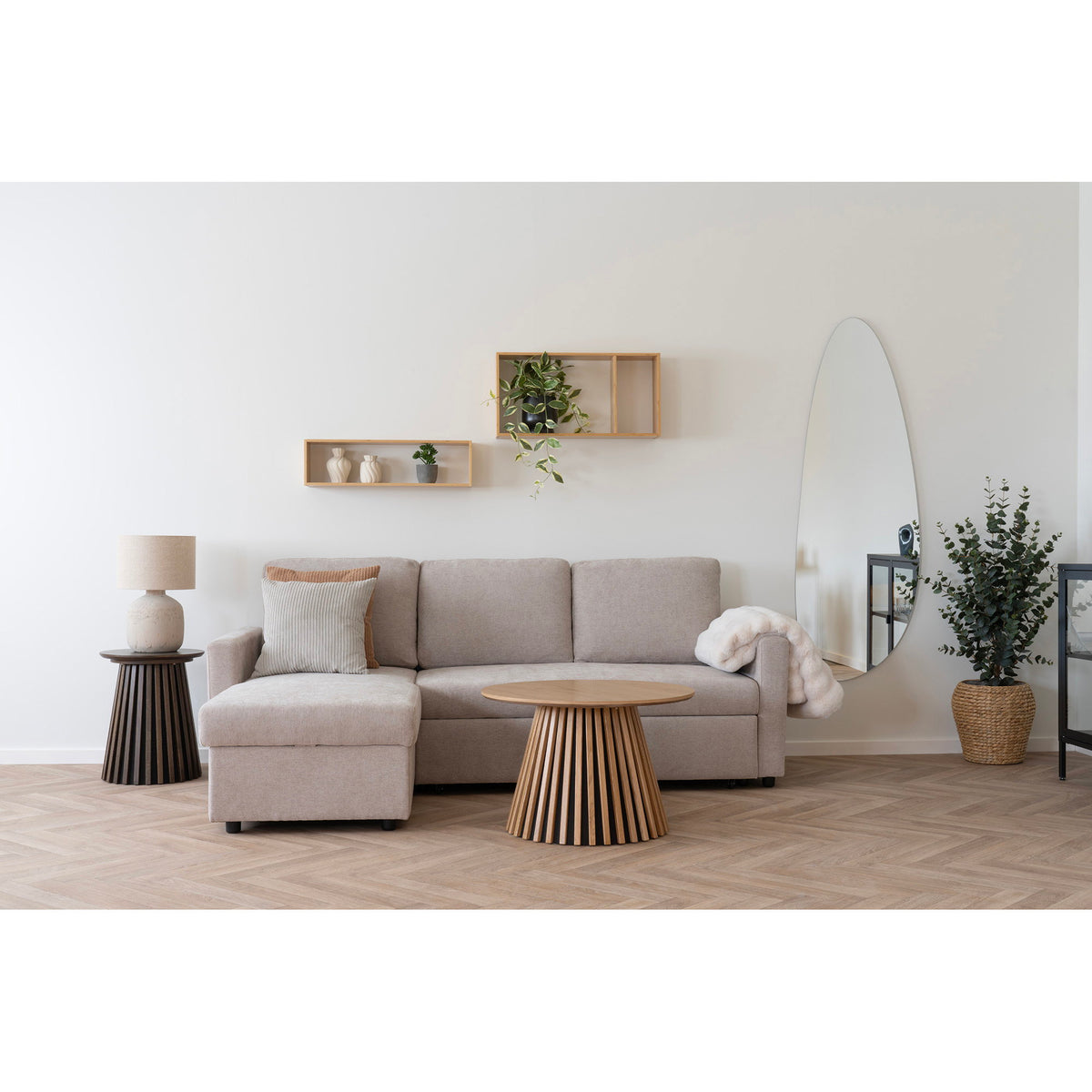 
Coperta morbida di design «Galena» - Ecru