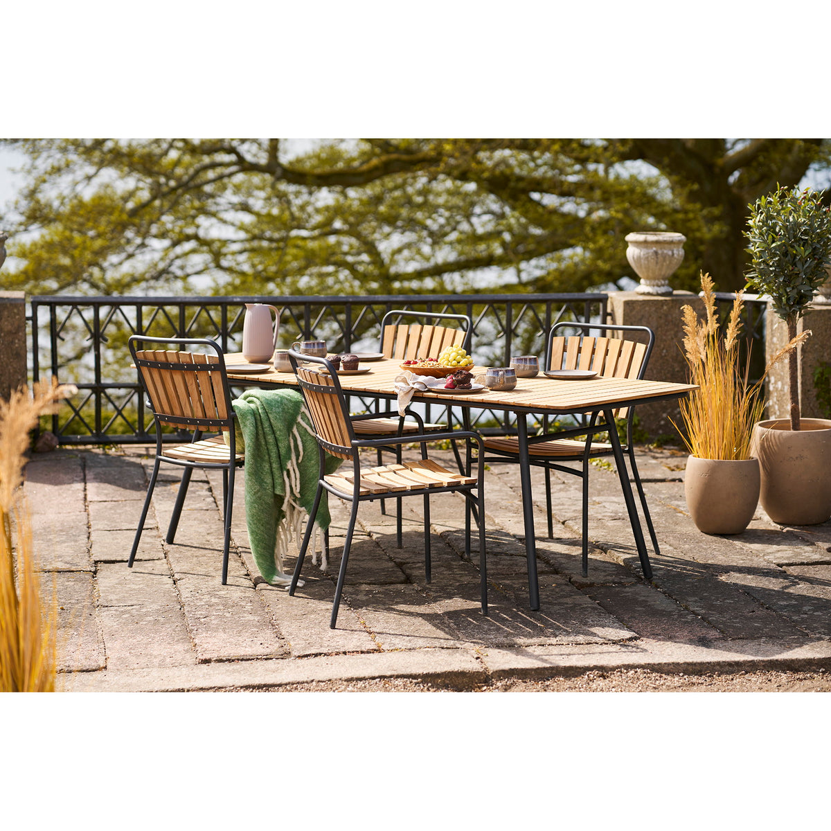 
Plaid en laine design « Carmel » - Vert