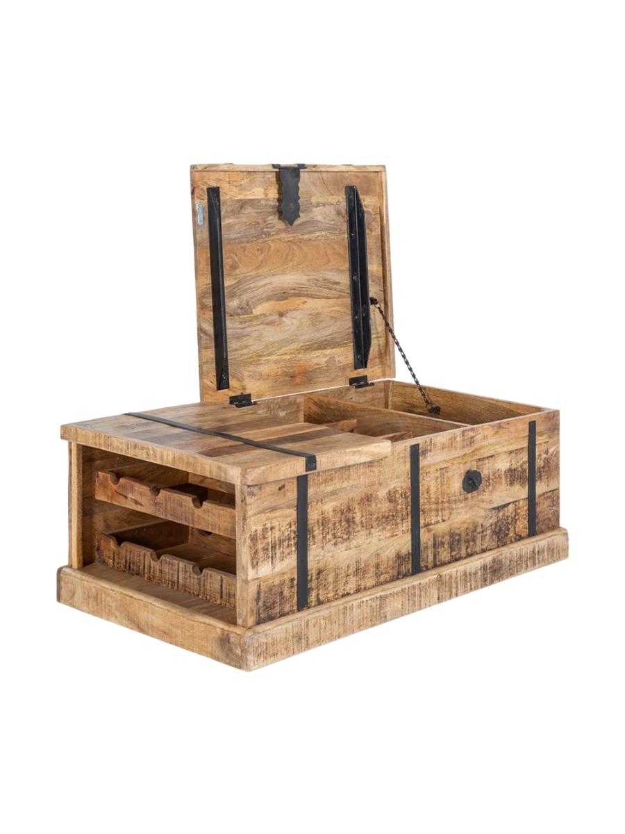 
Tavolino da salotto in legno massello «Bodega»