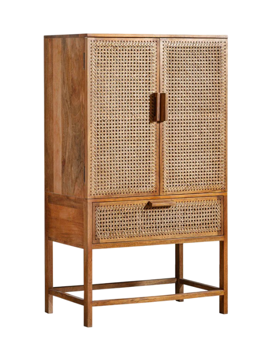 
Massivholz Highboard „Bamboo Lounge“