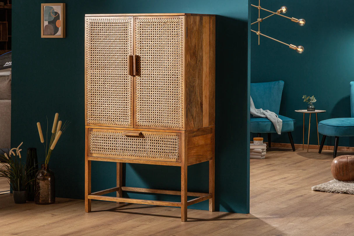 
Massivholz Highboard „Bamboo Lounge“