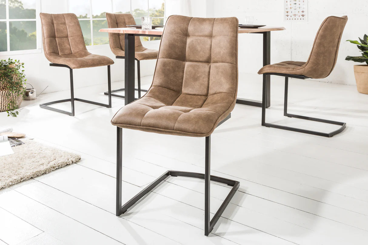 
Chaise cantilever « Chicago » - Taupe