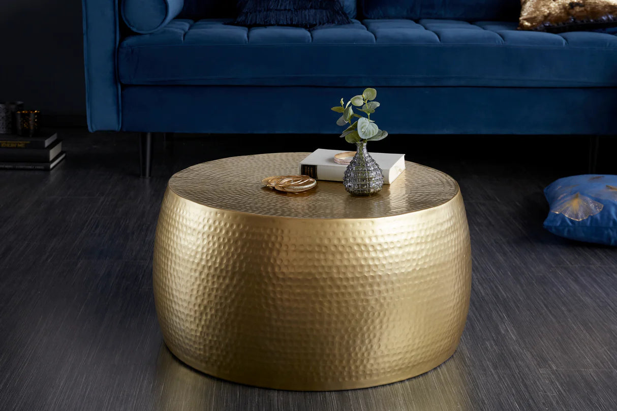 
Designer Coffee Table "Orient" - Gold / Ø 60 cm