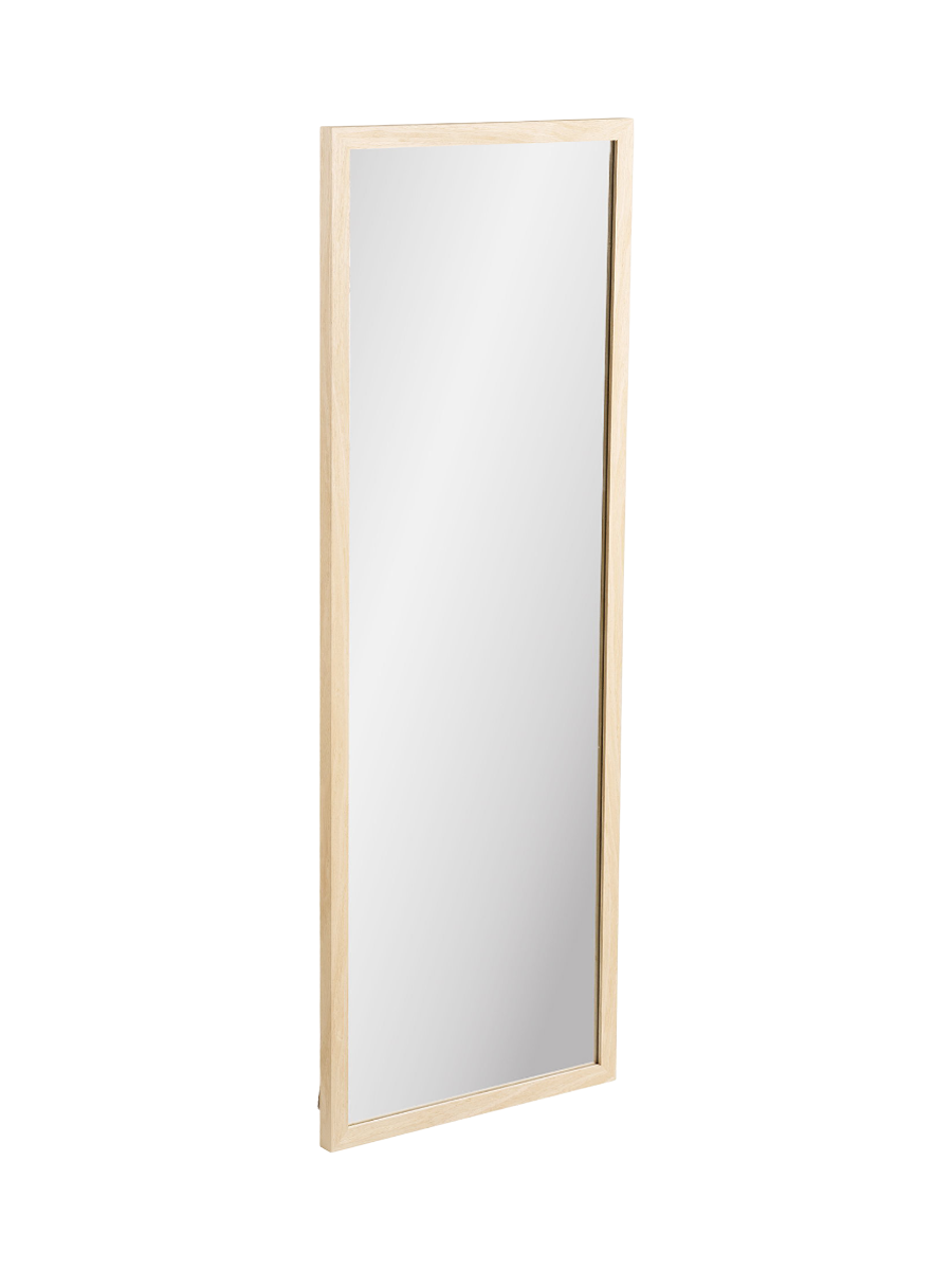 
Miroir mural rectangulaire « Scottdale » avec cadre en bois - 45 x 110 cm