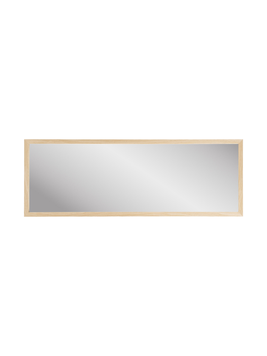 
Miroir mural rectangulaire « Scottdale » avec cadre en bois - 45 x 110 cm