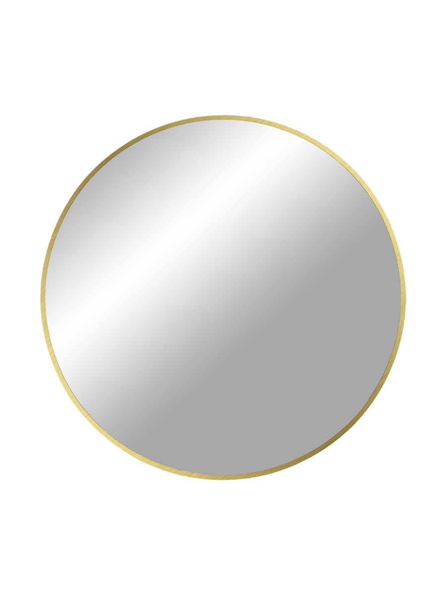 
Grande specchio da parete «Jersey» - Oro / Ø 80 cm