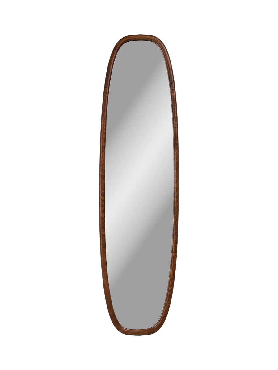 
Miroir mural design « Luxon » avec cadre en bois - 38.5 x 64.5 cm