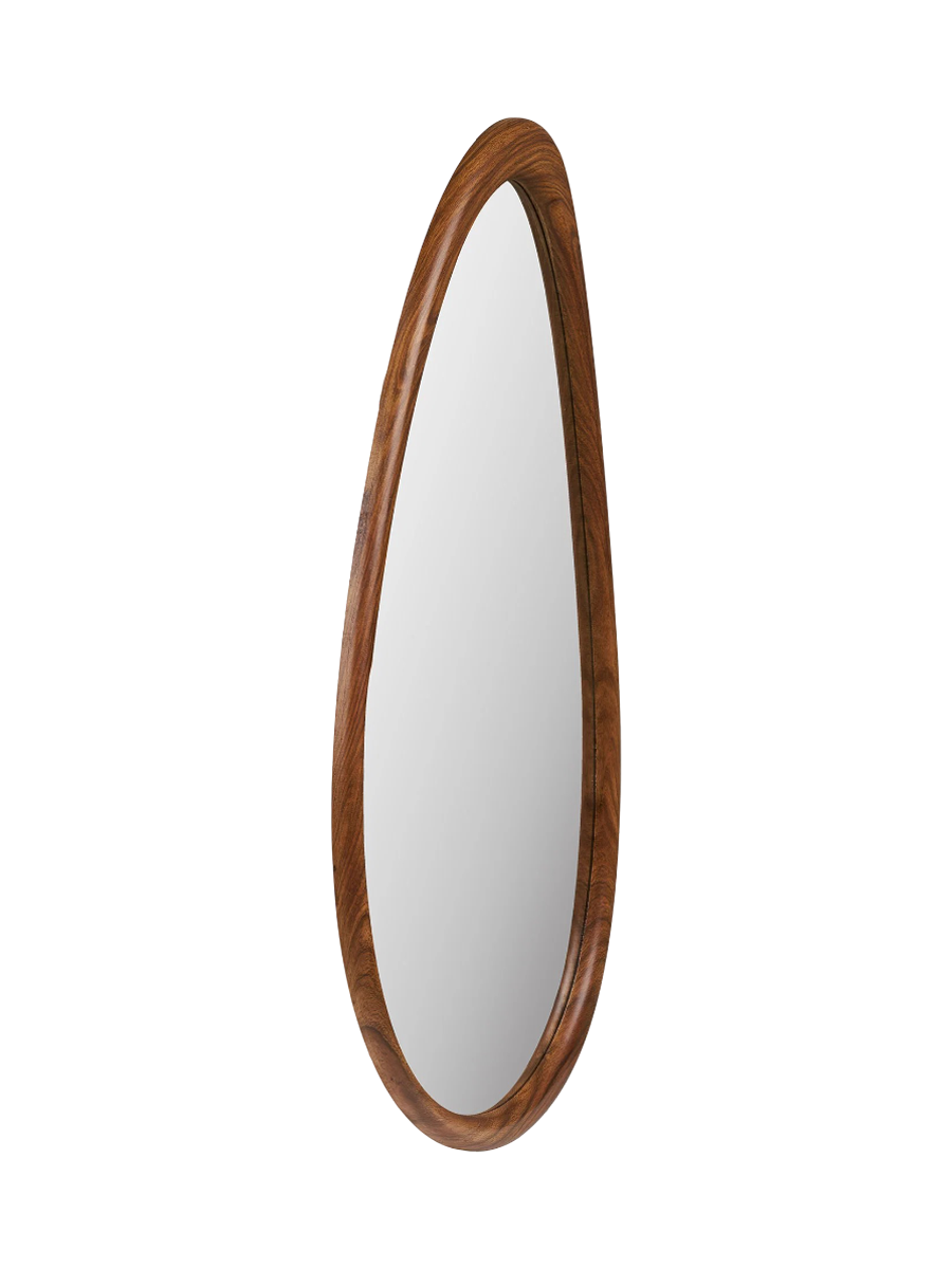
Miroir mural design « Luxon » avec cadre en bois - 50 x 80 cm