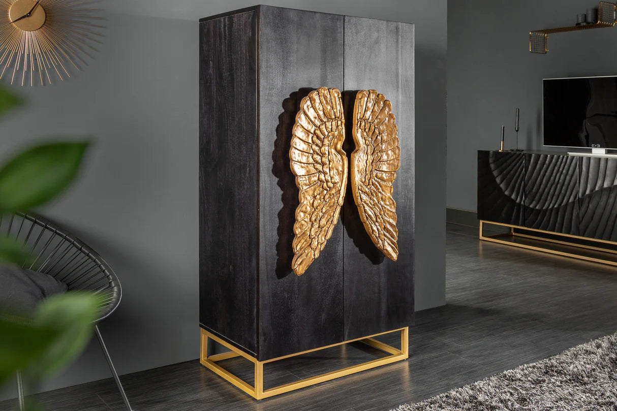 
Design Highboard „Angel“ aus Massivholz