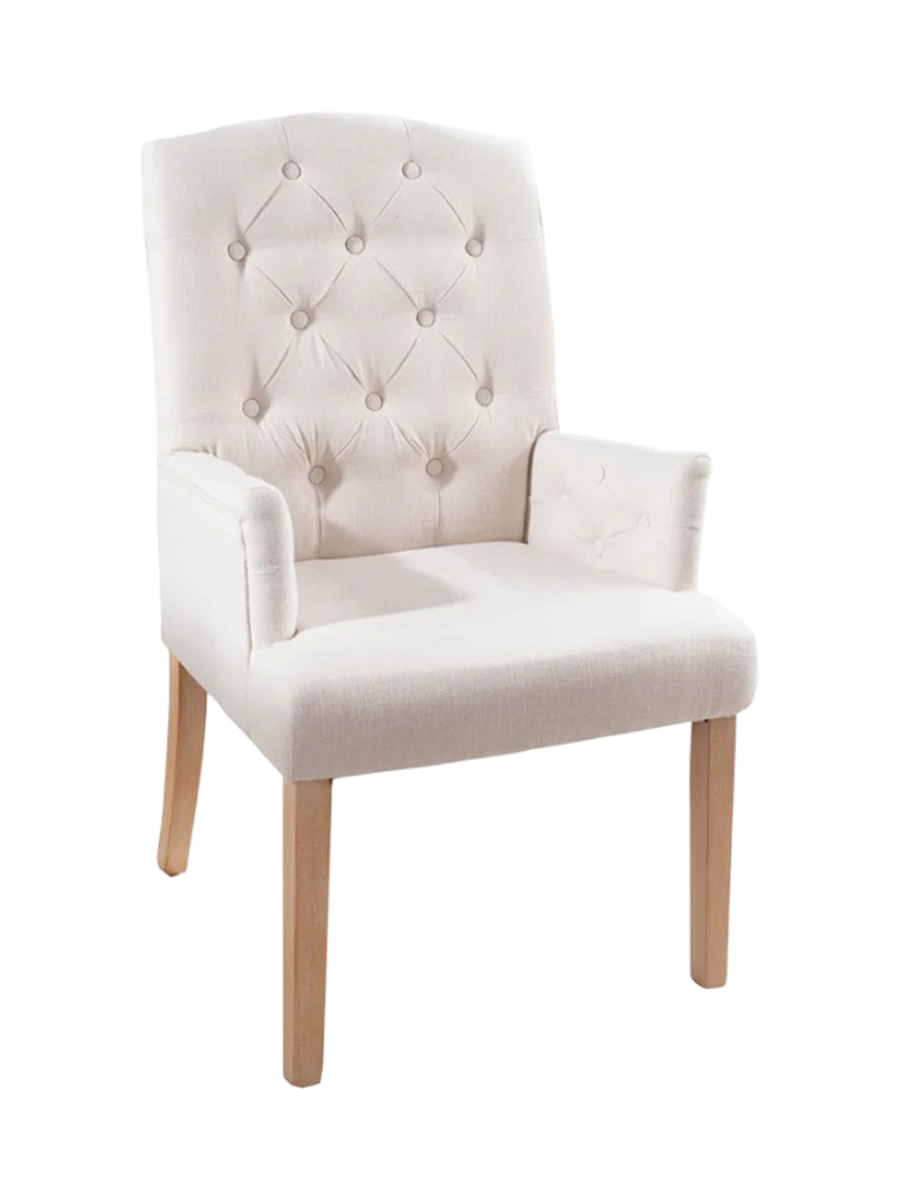 
Sedia elegante “Castle” con braccioli