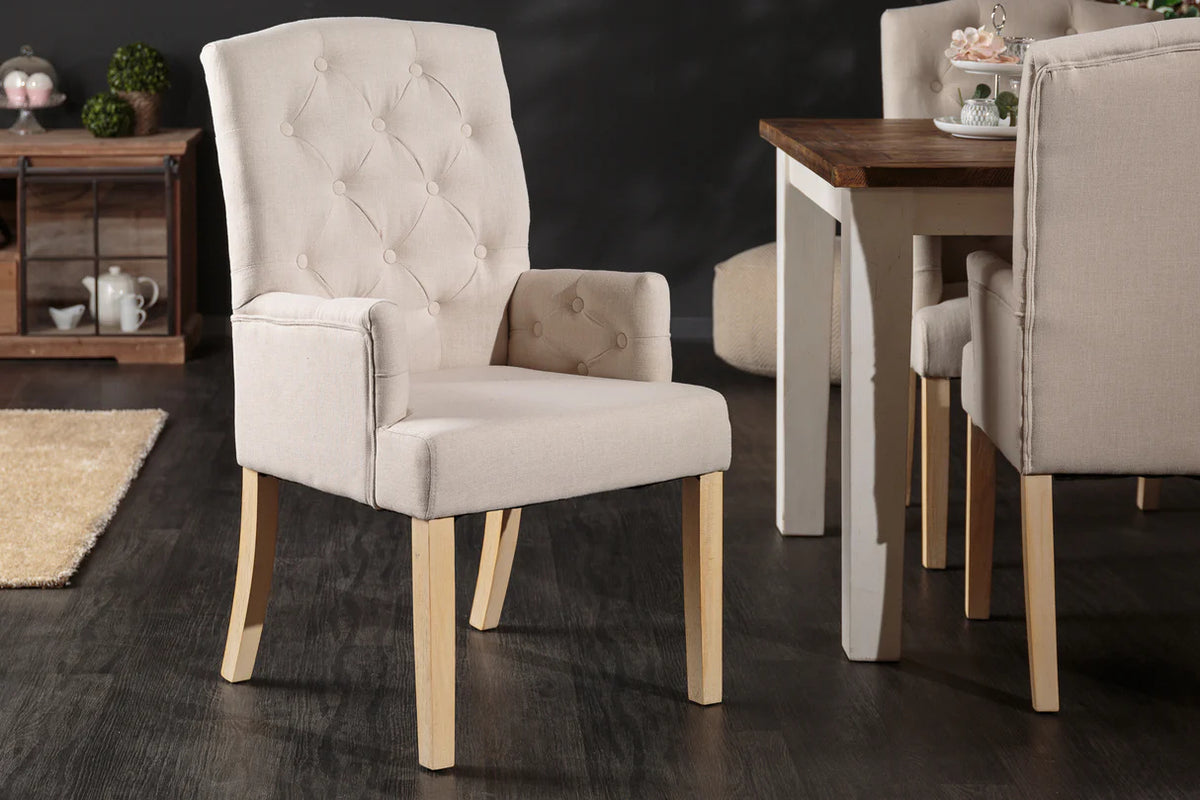 
Sedia elegante “Castle” con braccioli