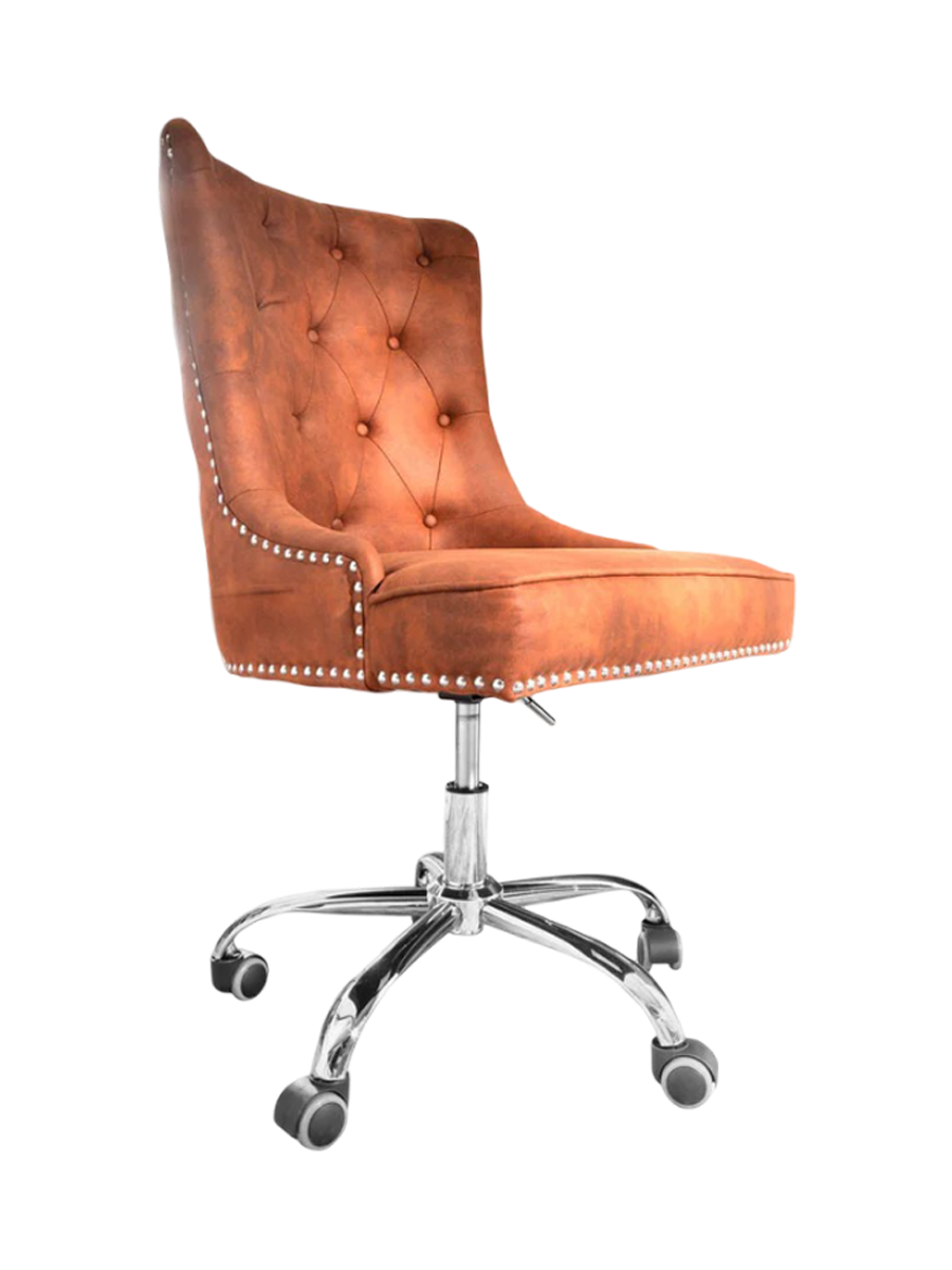 
Chaise de bureau « Victoria » - Cognac