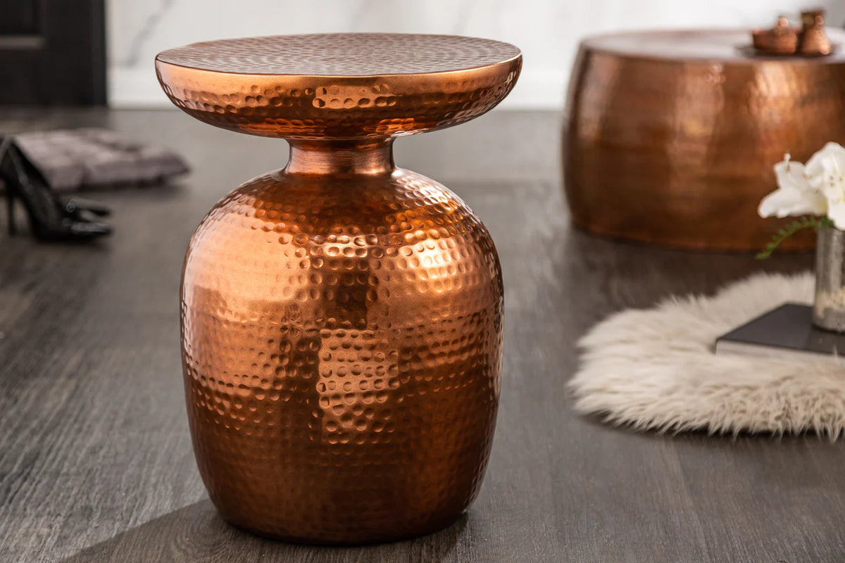 
"Orient" Designer Side Table - Copper