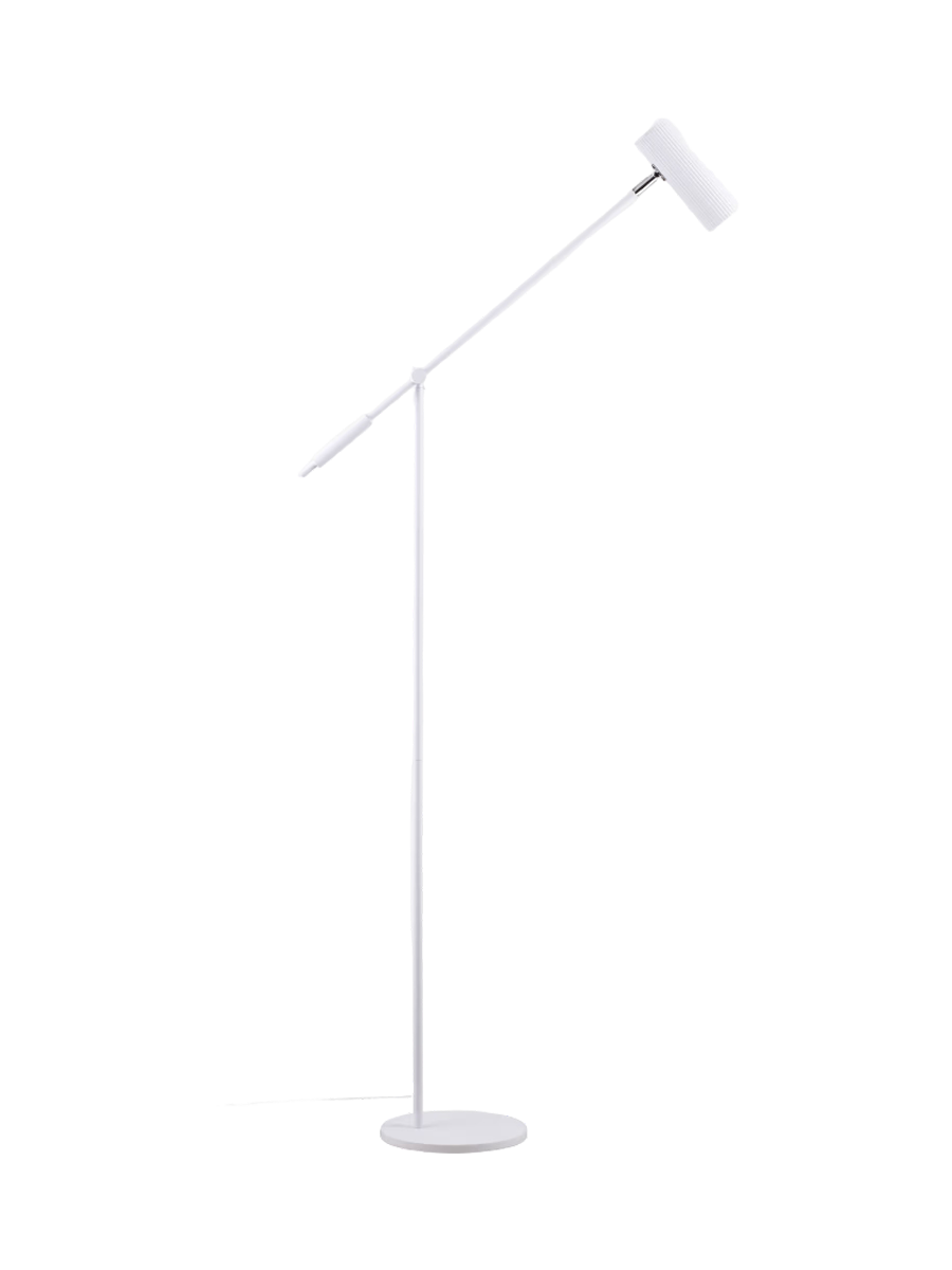 
Lampadaire design « Hubble » - Blanc mat