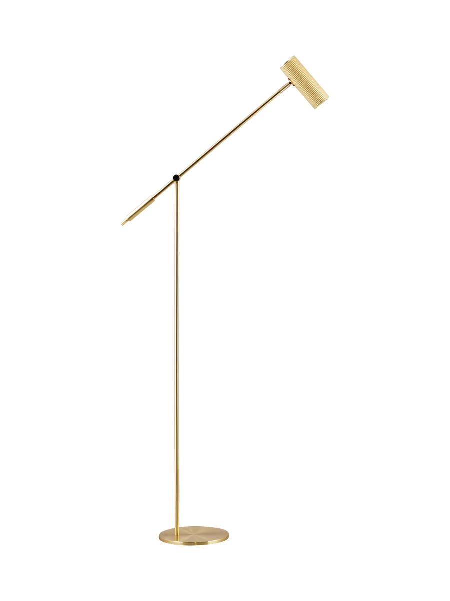 
Lampadaire design « Hubble » - Laiton