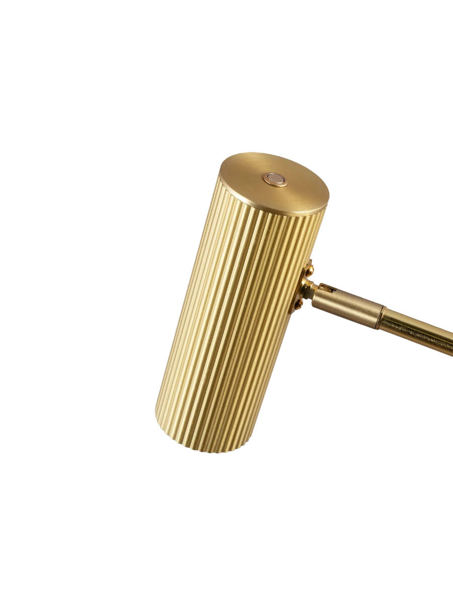 
Lampadaire design « Hubble » - Laiton