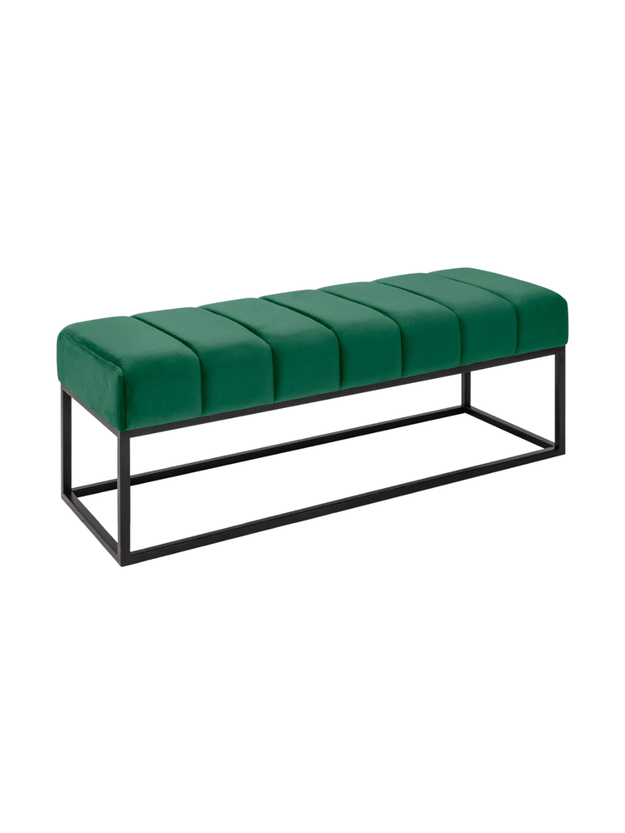 
Banc « Petit Beaute » - Velours vert émeraude