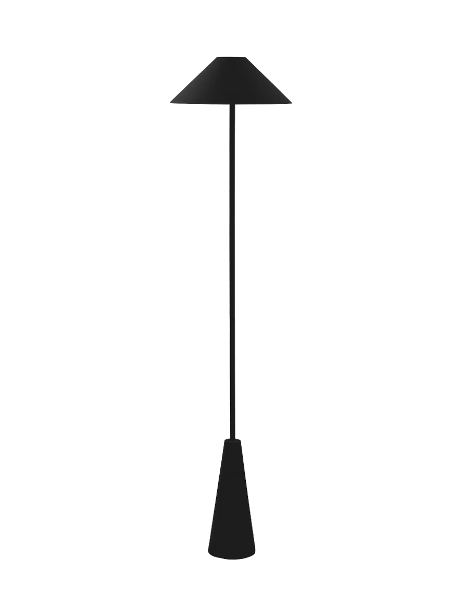 
Lampadaire LED design portable intérieur/extérieur « Cannes » - Noir
