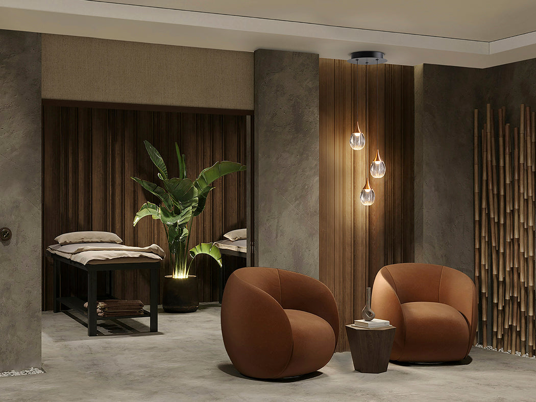 
LED pendant lamp “Corina”, 3-light