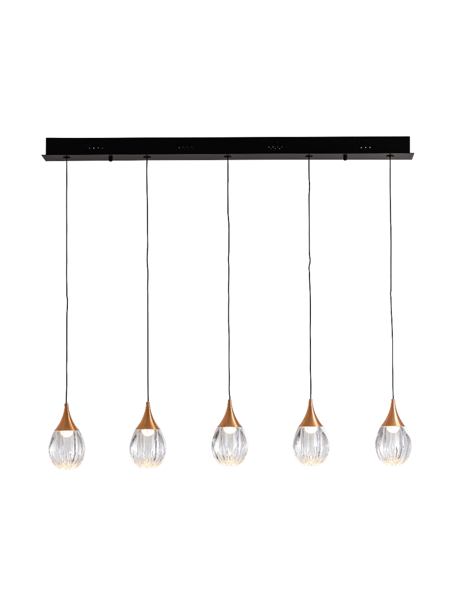 
LED Design Pendant Light “Corina” with 5 Lights