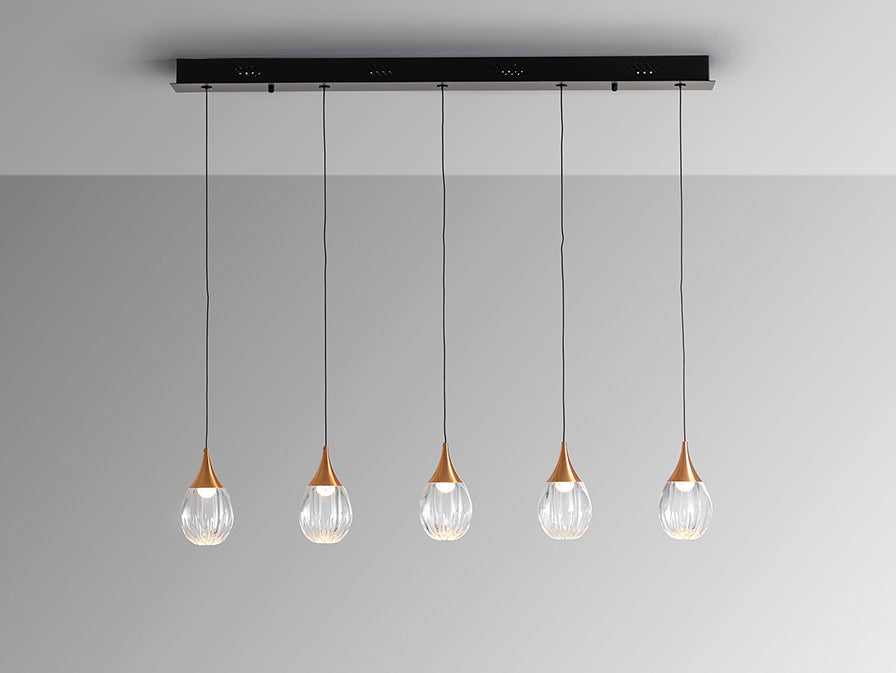
Lampada a sospensione LED di design „Corina“ a 5 luci