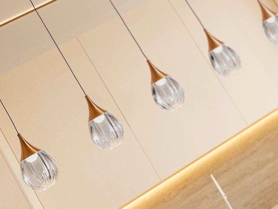 
Lampada a sospensione LED di design „Corina“ a 5 luci