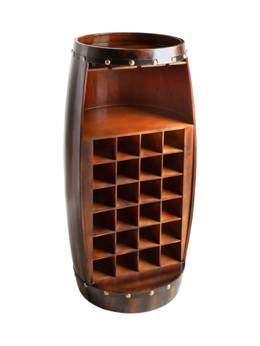 
Solid Wood Wine Rack "Bodega" - Ø 51 x Height 97 cm