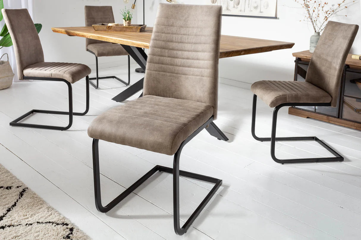 
Chaise cantilever « Aparto » - Taupe