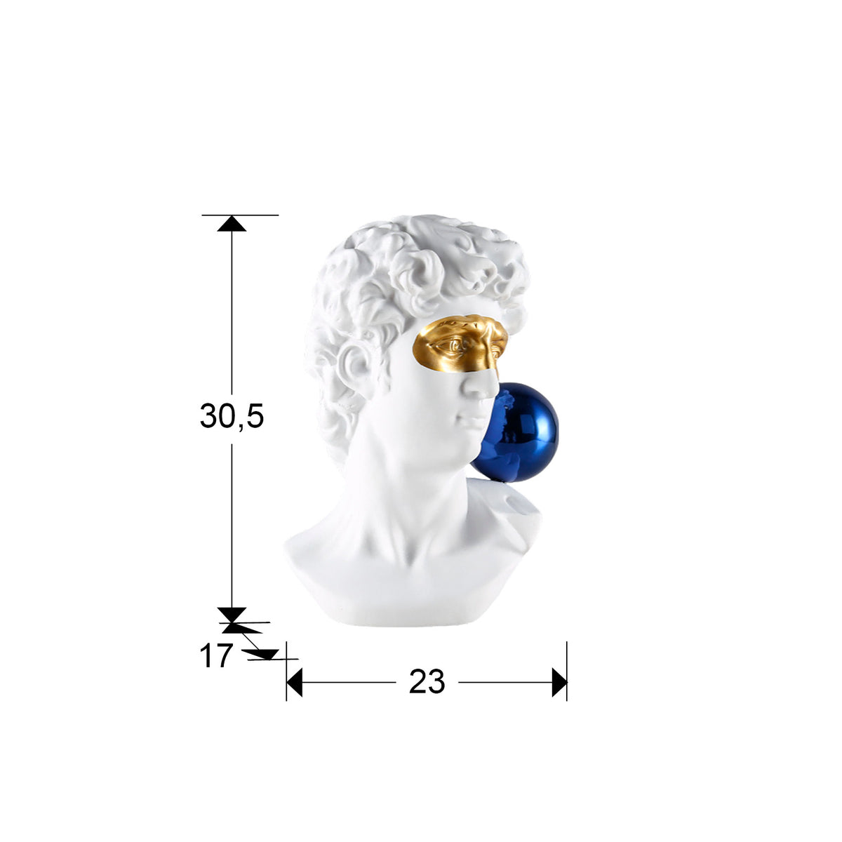
Designer decorative object “David”