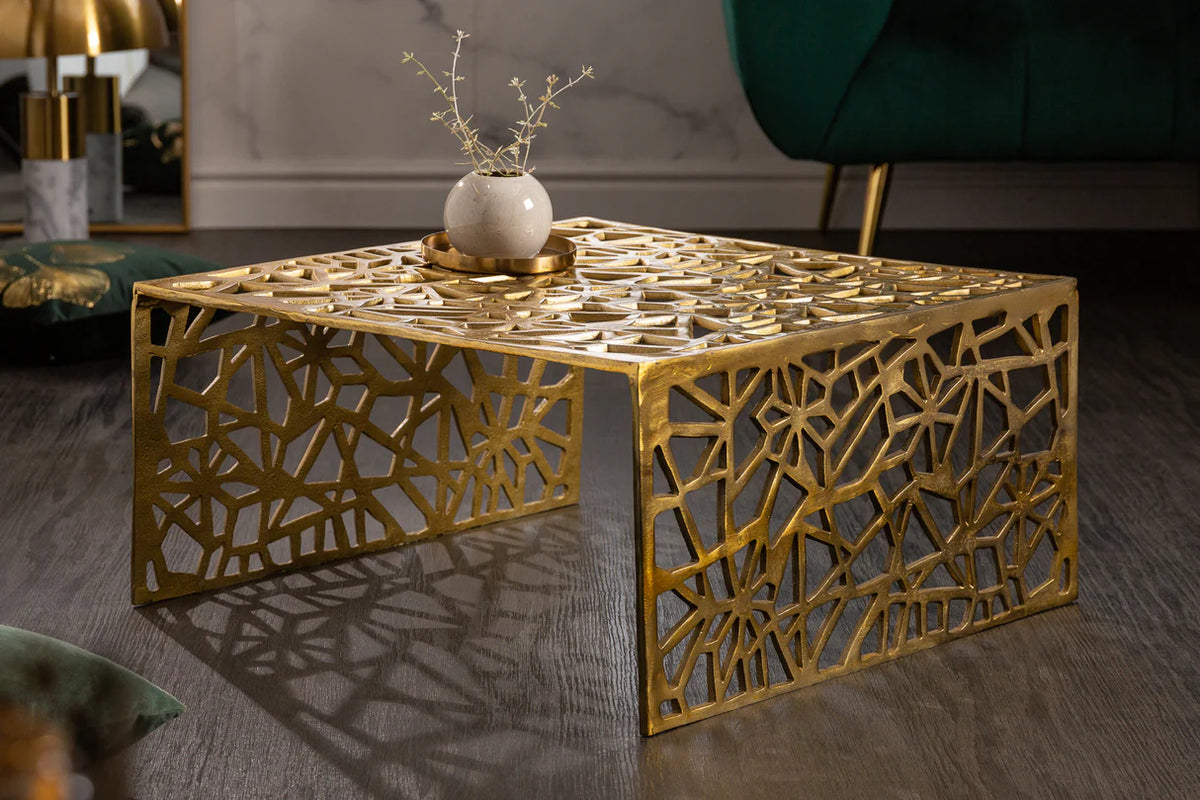 
Tavolino da salotto di design „Abstract“ - Oro