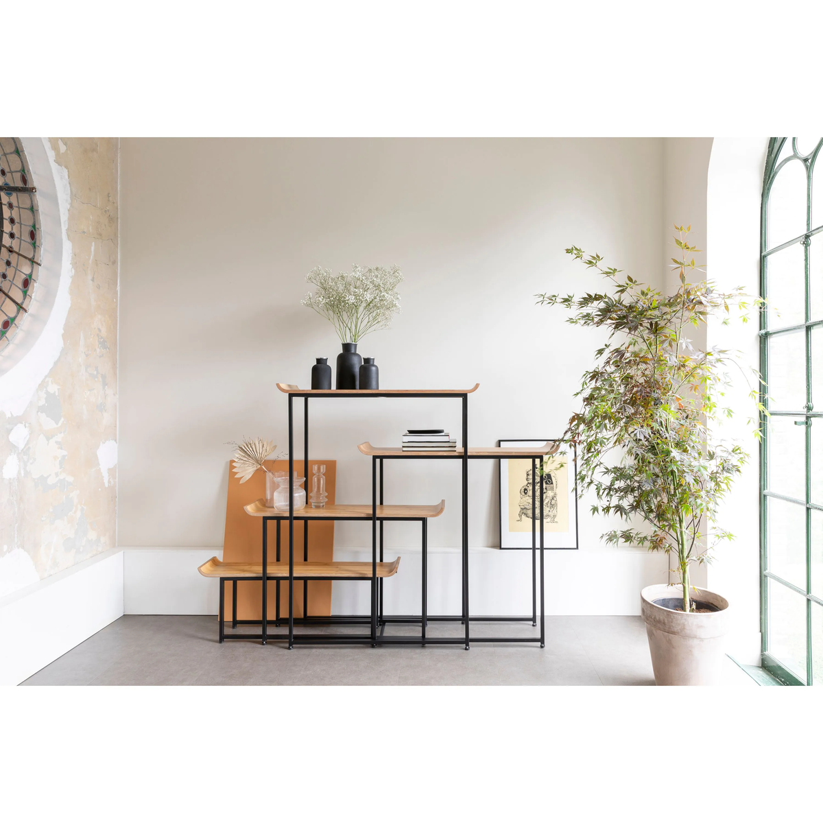 
Flexibles und verstellbares Design Regal „Flotka“