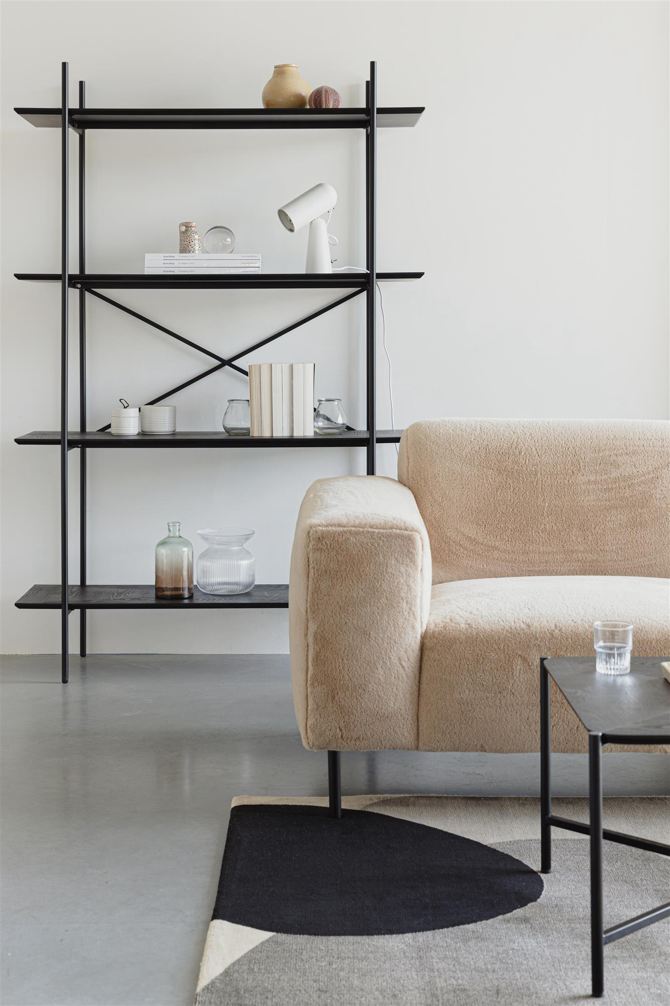
"Marcio" Designer Shelf - Black