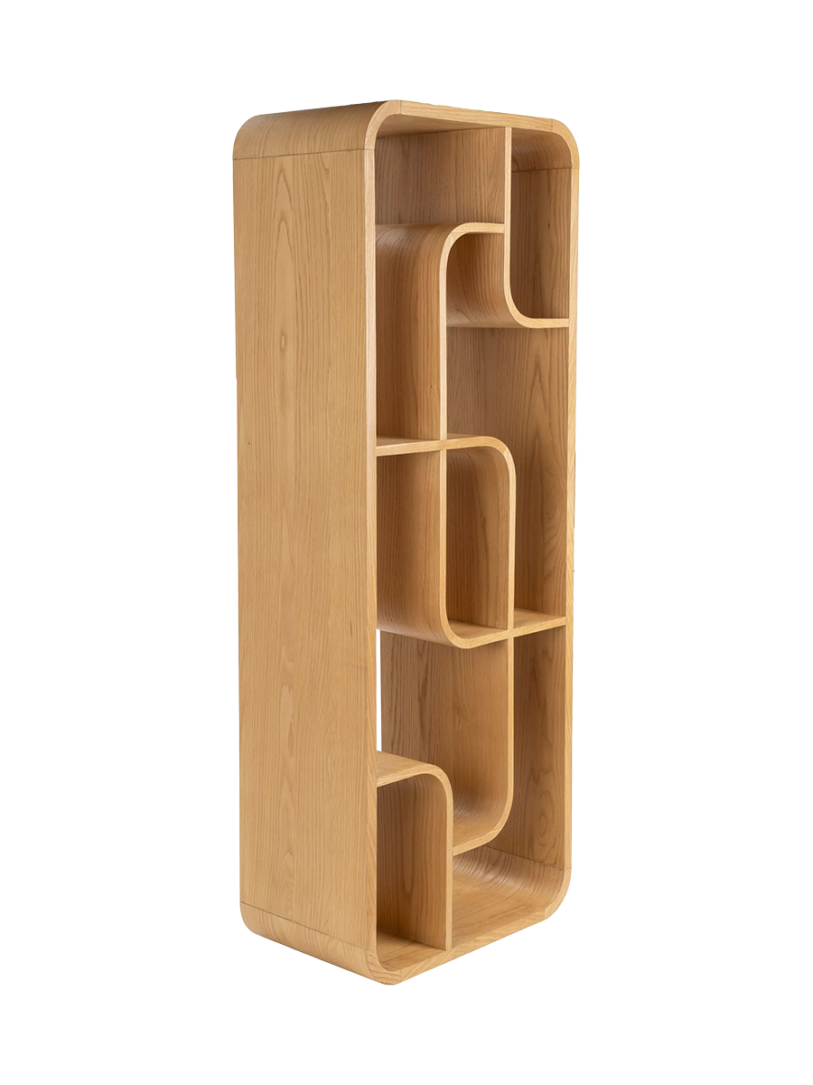 
Massivholz Design Regal „Seven“ - Eiche Natural