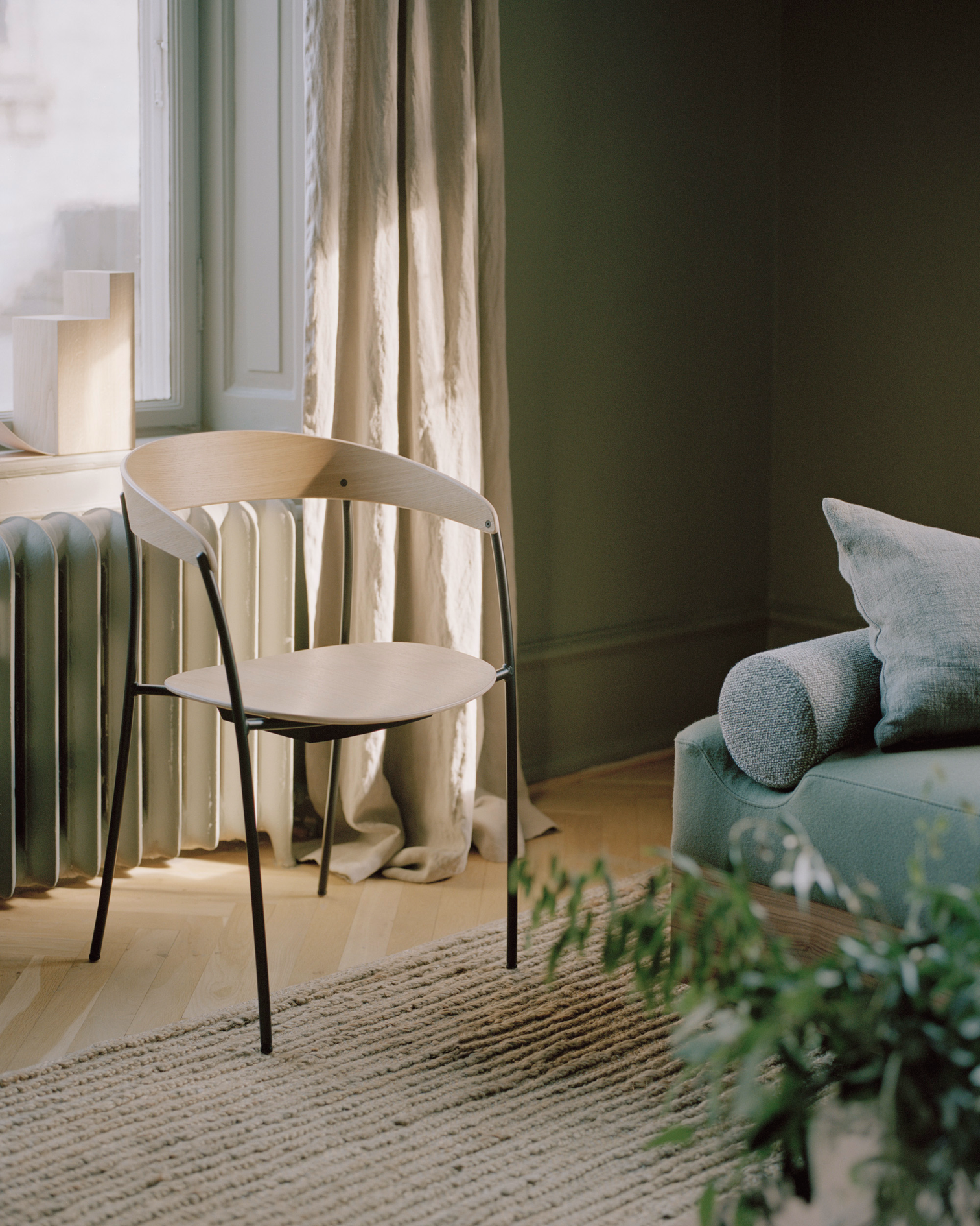 
Fauteuil design massif « Missing » - Chêne huilé