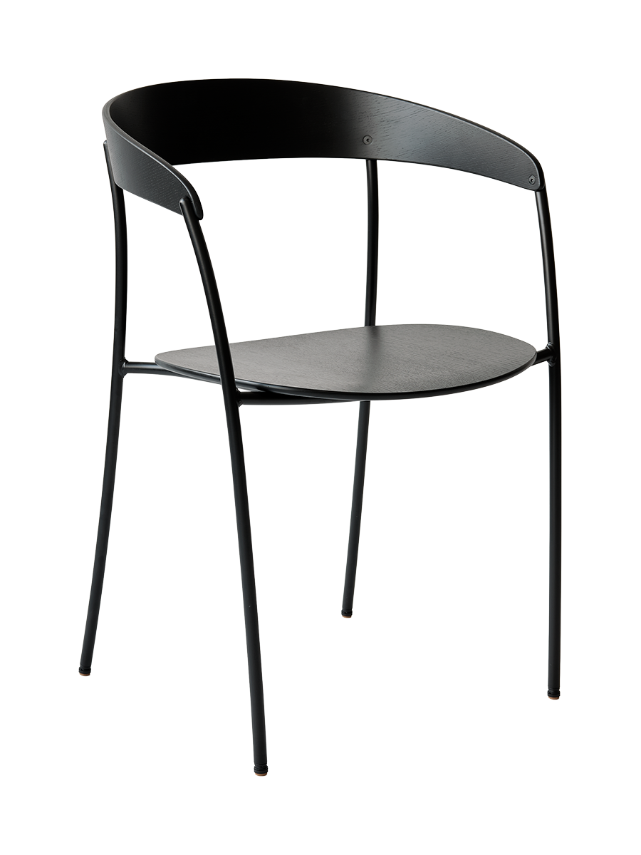 
Fauteuil design massif « Missing » - Frêne teinté