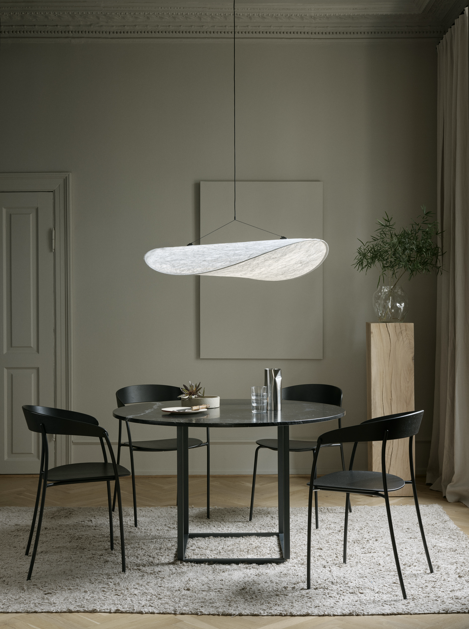 
Fauteuil design massif « Missing » - Frêne teinté