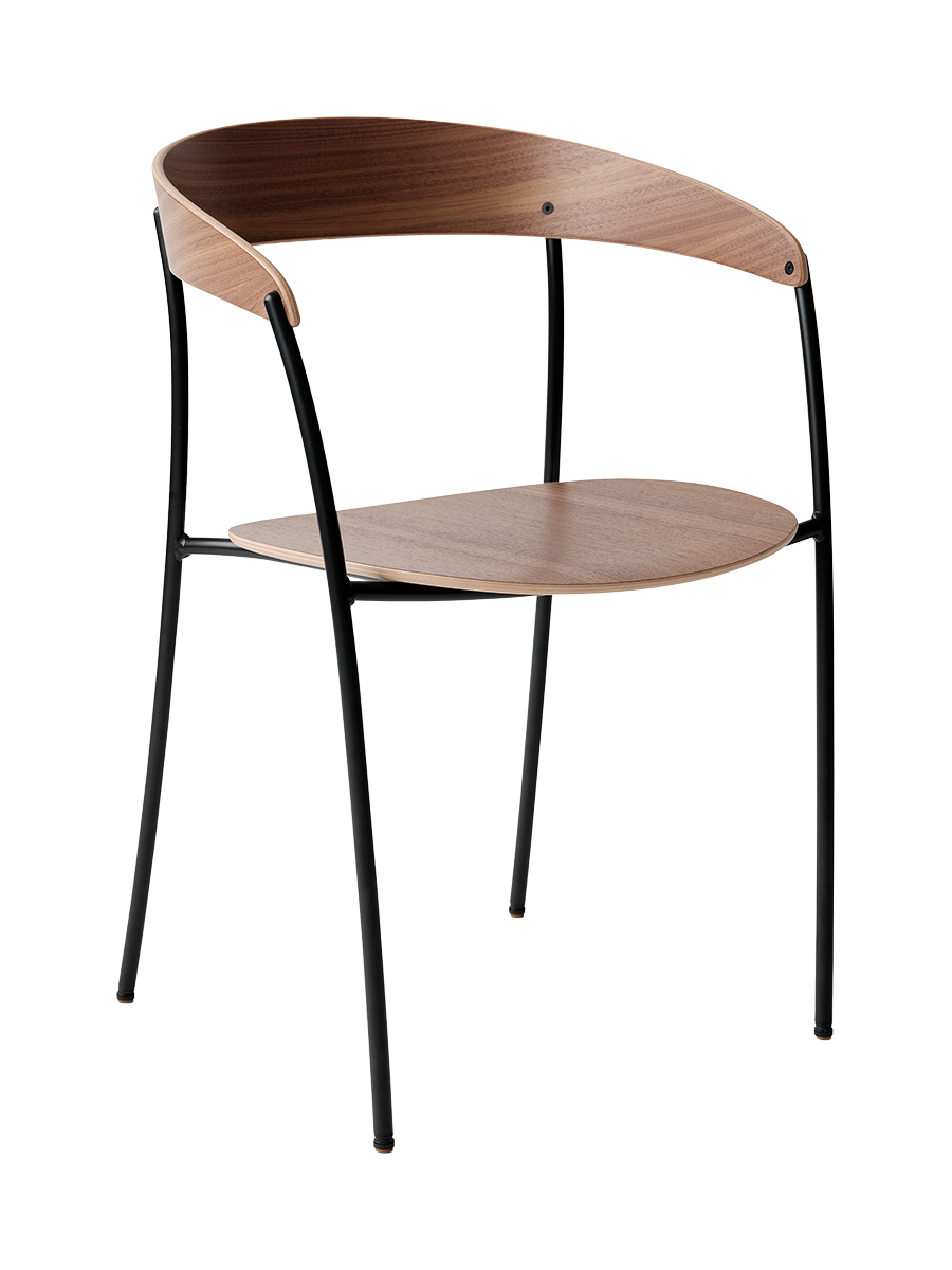 
Fauteuil design massif « Missing » - Noyer