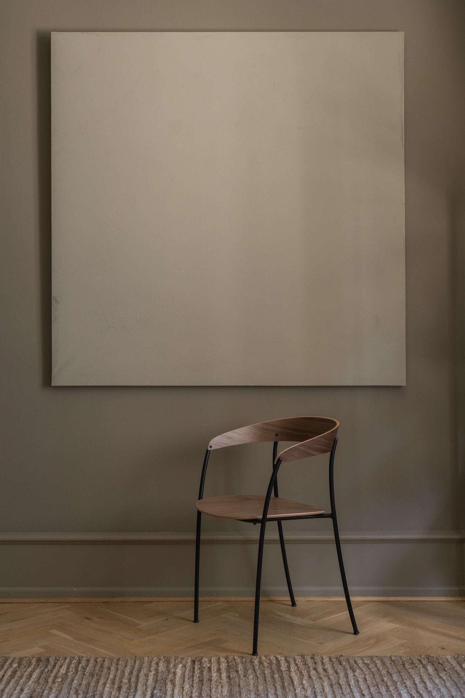 
Fauteuil design massif « Missing » - Noyer