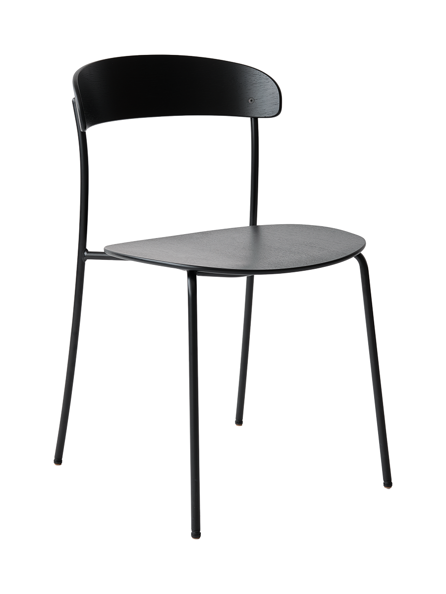 
Chaise design massive « Missing » - Frêne teinté
