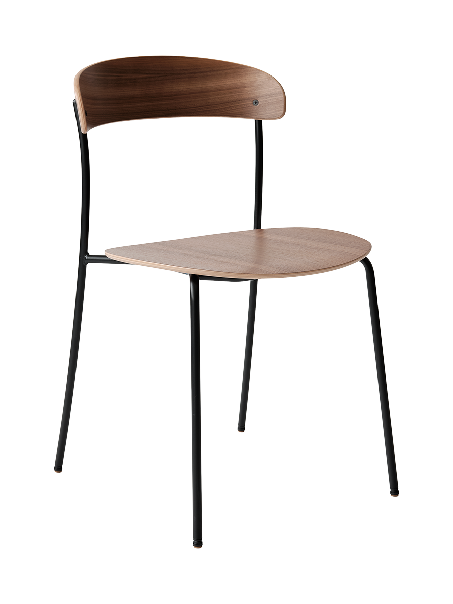 
Chaise design massive « Missing » - Noyer