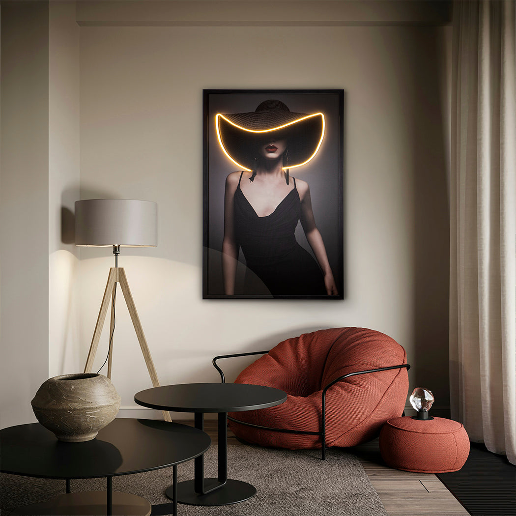 
Quadro da parete di design “Pamela” con illuminazione LED