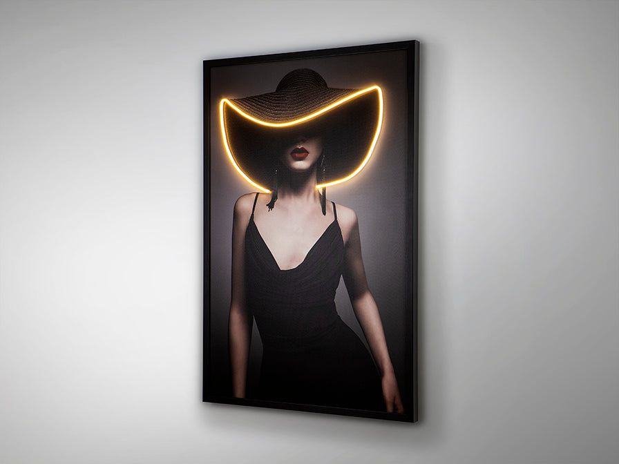 
Quadro da parete di design “Pamela” con illuminazione LED