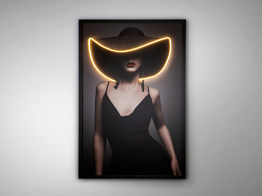 
Quadro da parete di design “Pamela” con illuminazione LED
