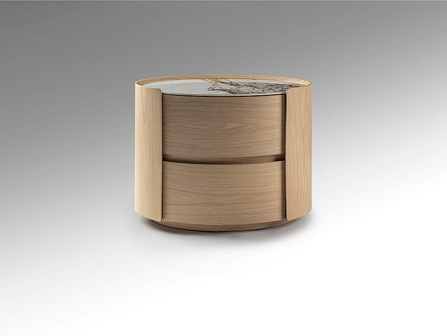 
Design Beistell- & Nachttisch „Enoc“ - Eiche hell